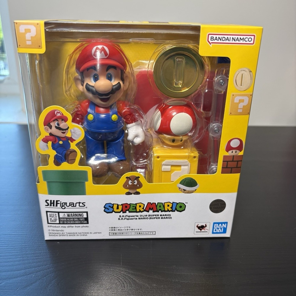 S.H.Figuarts Mario (Super Mario) 2026 TAMASHII NATIONS Bandai Japan ** NEW **